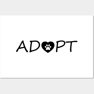 Adopt Dogs Posters and Art